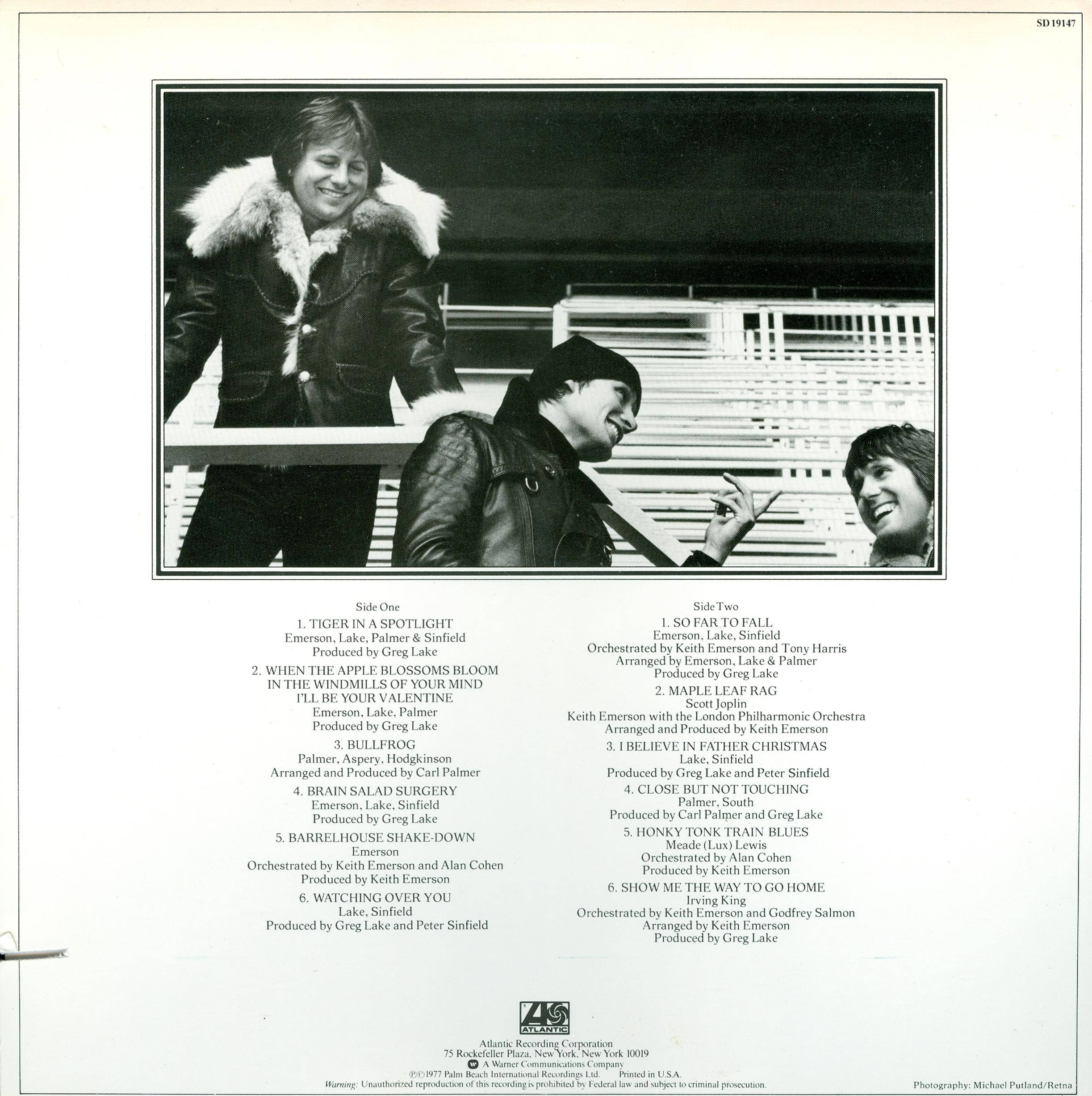 Emerson, Lake and Palmer Works vol 2 [lp ak us]